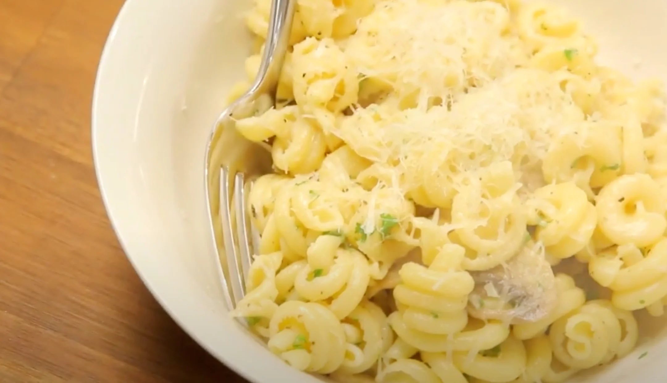 Torchio with Creamy Mushroom