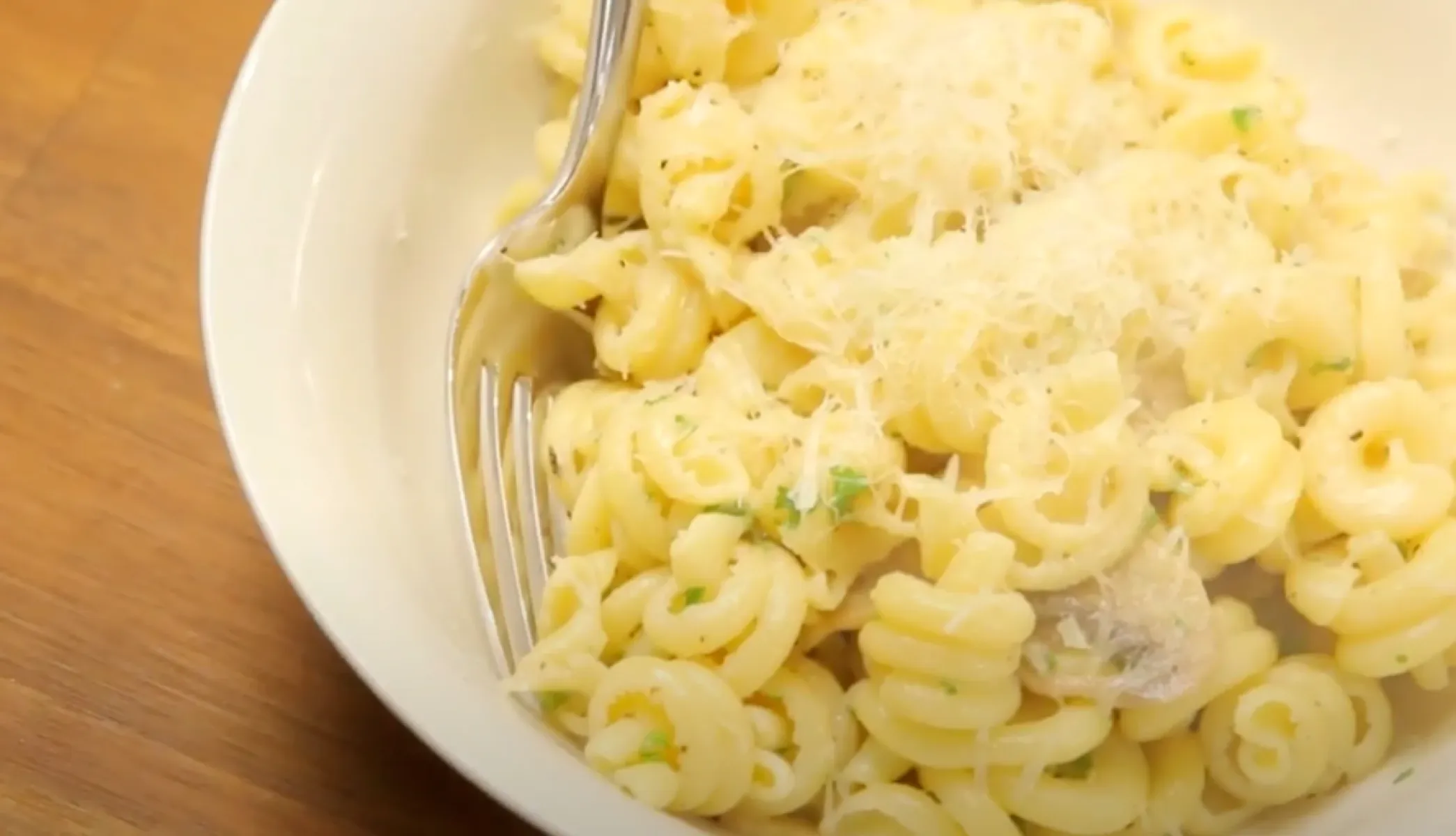 Torchio with Creamy Mushroom